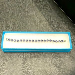 Touchstone by Swarovski Crystal dark Purple Ice Bracelet